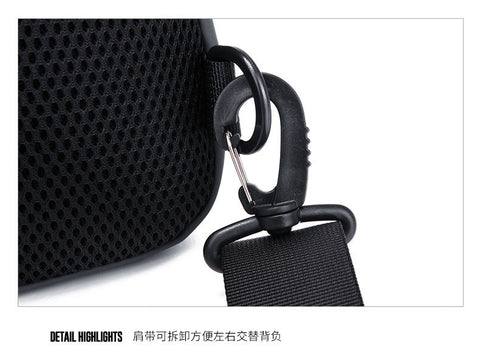 Men's Chest Bag Casual Backpack Sports Function Oblique Shoulder Fashion Tactical Single Crossbody