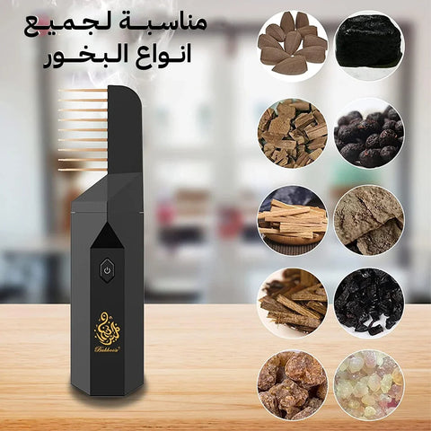 2 in 1 Hair Comb Incense Burner